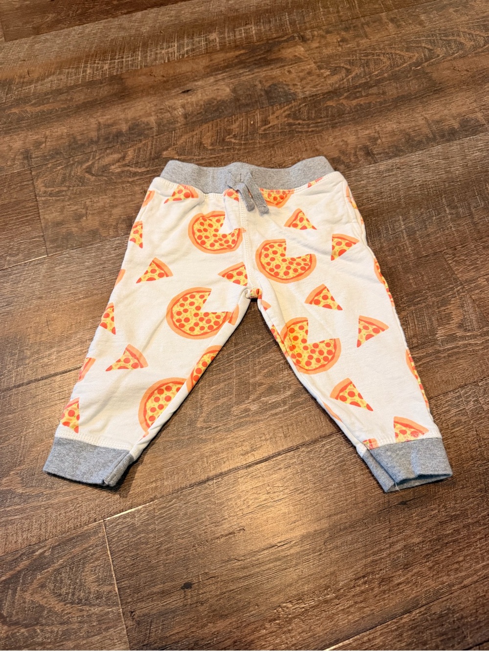 Monica + Andy Pizza Print Jogger Pants Toddler Size 18-24 Months
